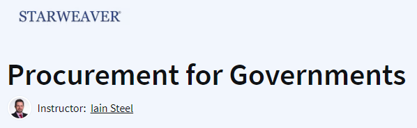 Procurement for Governments